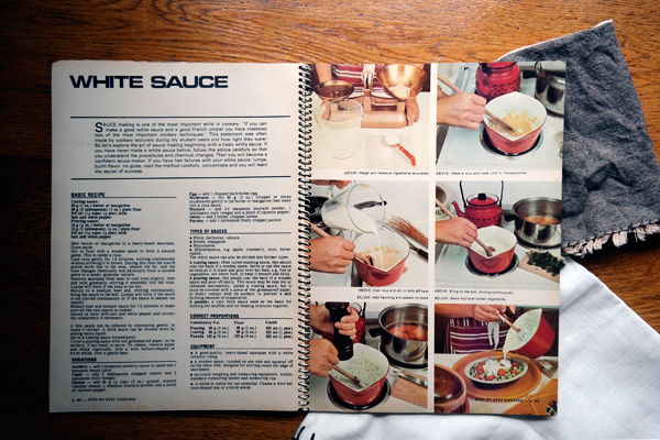 white sauce recipe book