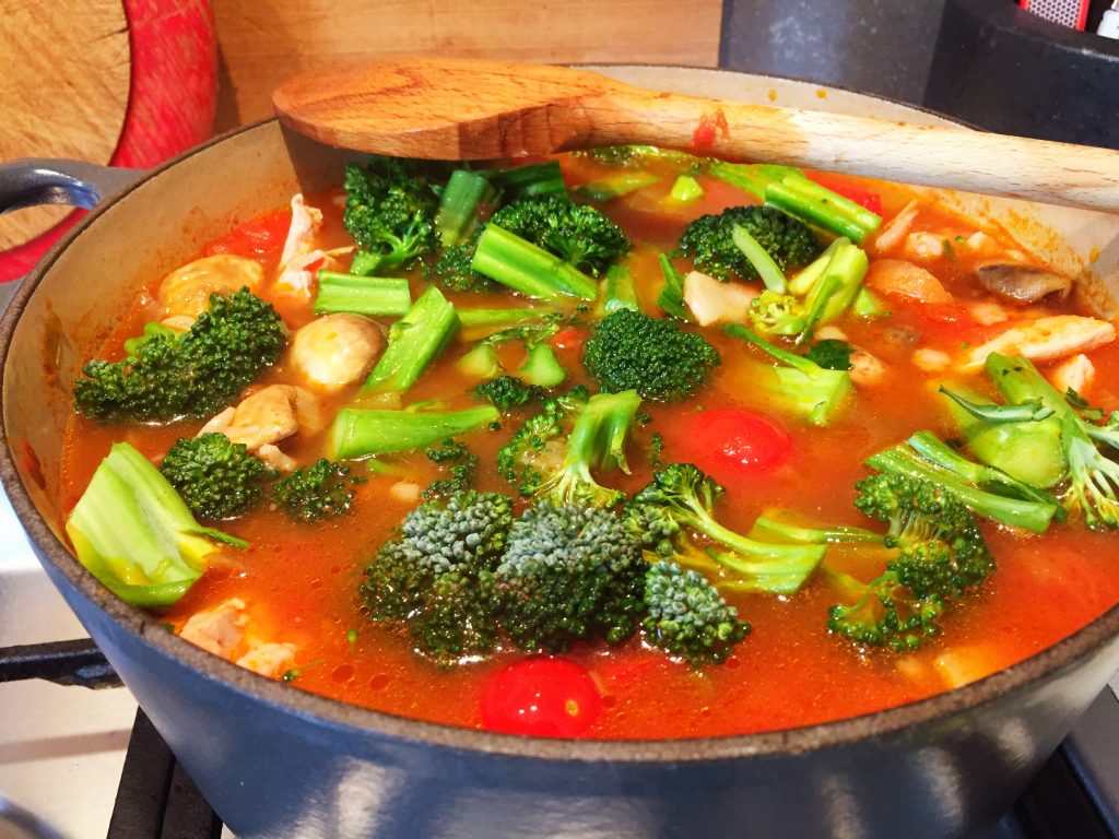 throw it all in - HARRISA HOT SOUP